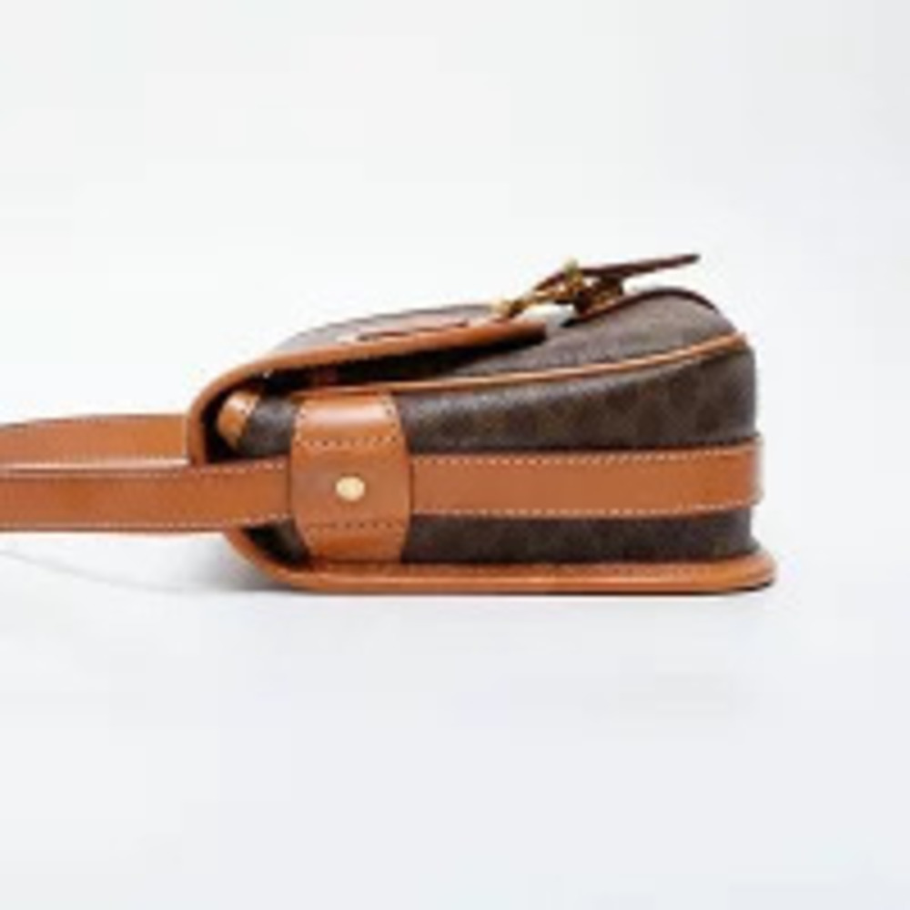 Celine Macadam Shoulder Bag Brown - Picture 4 of 13